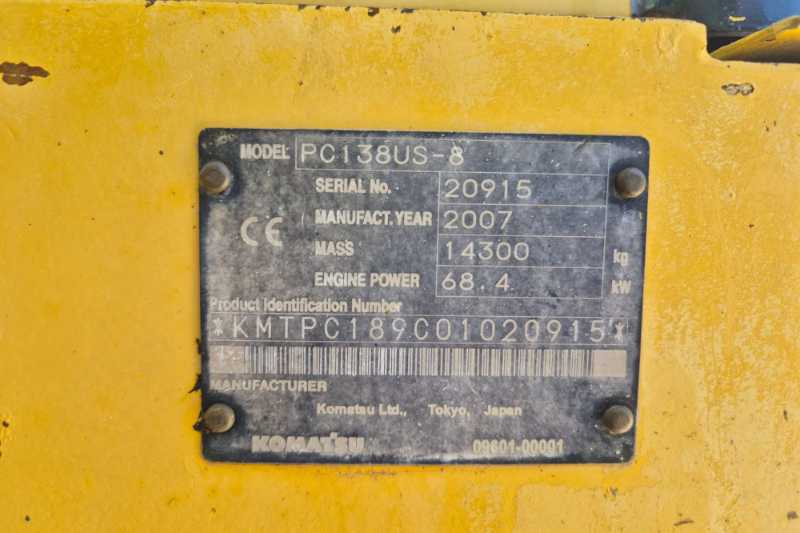 OmecoHub - Immagine KOMATSU PC138US-8
